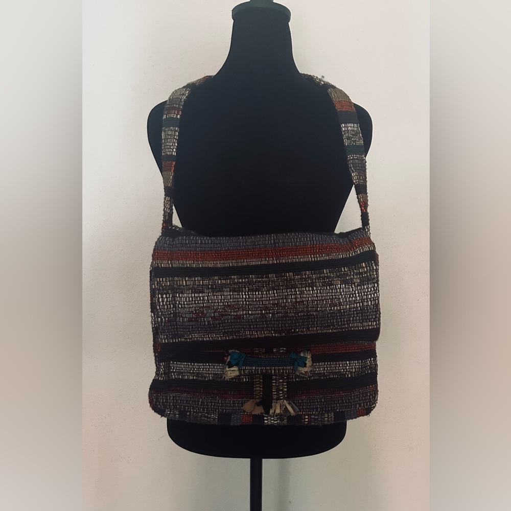 Handcrafted Multicolor Woven Shoulder Bag